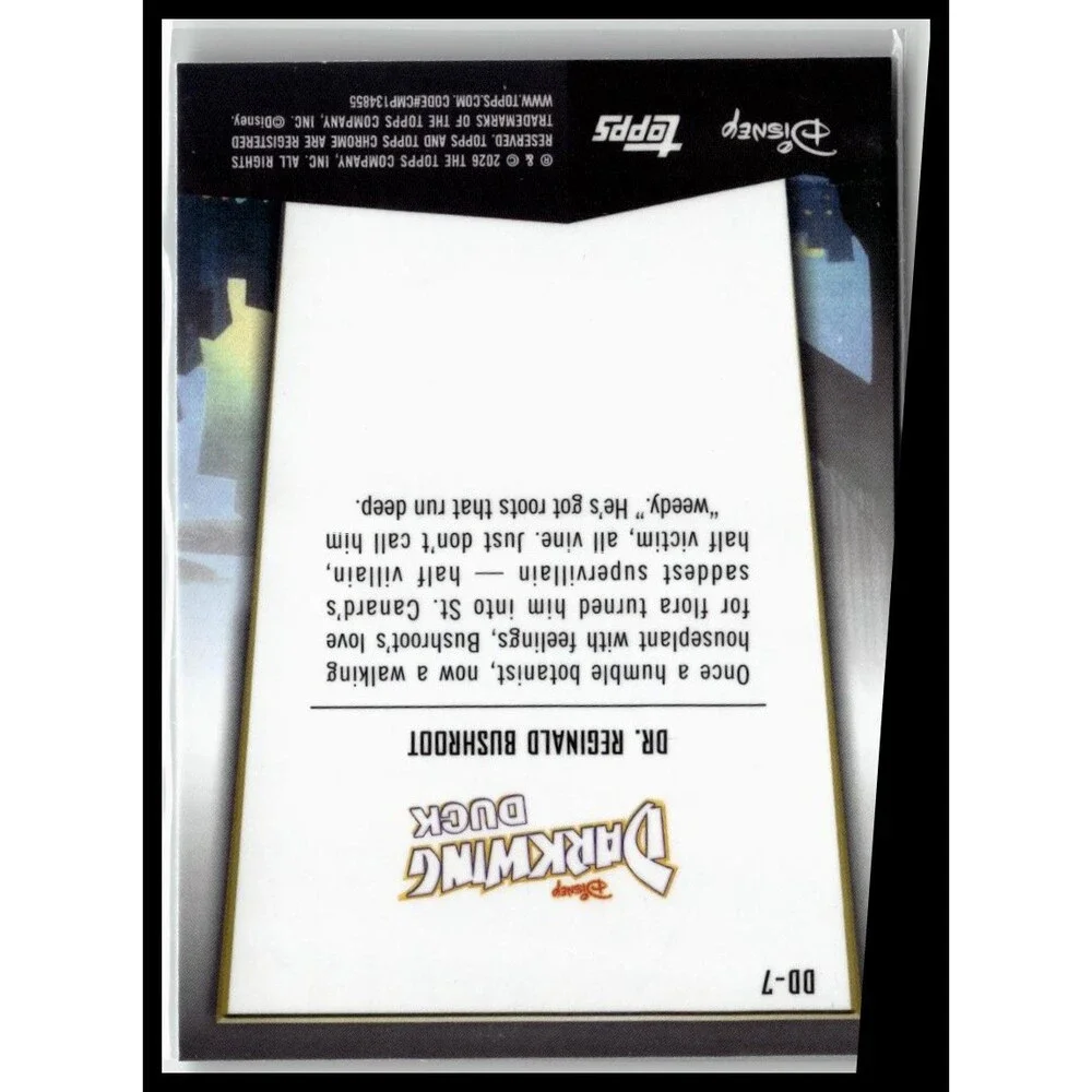 2026 Topps Disney Chrome Dr. Reginald Bussofort DD-7 Darkwing Duck